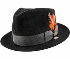 Naples - Biltmore Fur Felt C-Crown Fedora Hat - BF4240 Men