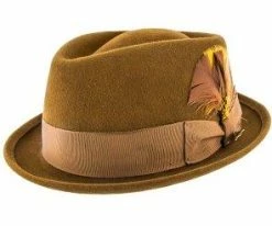 L.A. - Biltmore Fur Felt Stingy Brim Fedora Hat - BF5551 Men