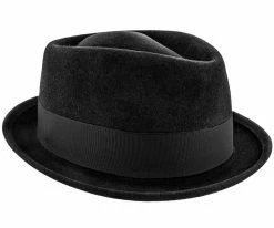 L.A. - Biltmore Fur Felt Stingy Brim Fedora Hat - BF5551 Men