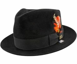 Naples - Biltmore Fur Felt C-Crown Fedora Hat - BF4240 Men