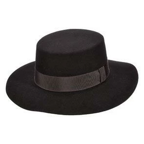 Promo ❤️ Garland - Brooklyn Black Wool Felt Hat ⌛ 1 Garland - Brooklyn Black Wool Felt Hat