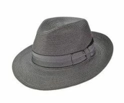 Sandoval - Brooklyn Natural Straw Pinch Front Fedora Hat - BKN1520 Men