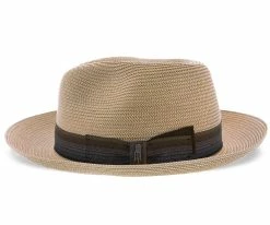Sandoval - Brooklyn Natural Straw Pinch Front Fedora Hat - BKN1520 Men