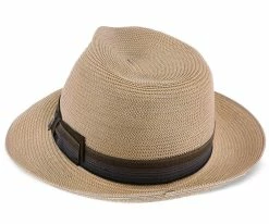 Sandoval - Brooklyn Natural Straw Pinch Front Fedora Hat - BKN1520 Men