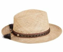 Men Venice - Brooklyn Straw Fedora Hat