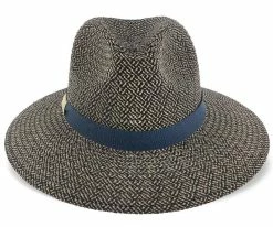 New ⌛ Sagamore - Brooklyn Denim Straw Safari Hat - BKN1511 Men ✔️ 11 Sagamore - Brooklyn Denim Straw Safari Hat - BKN1511 Men