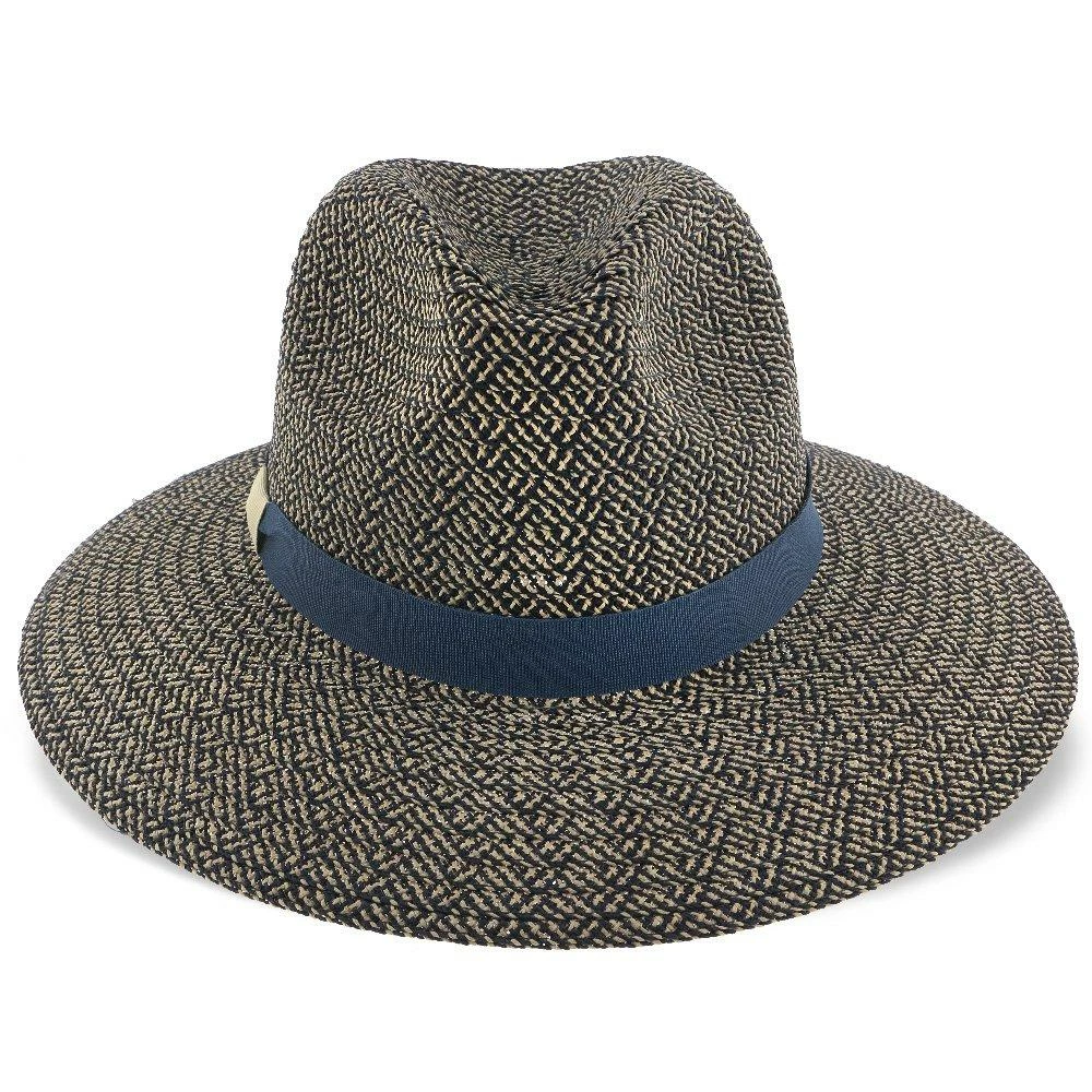 New ⌛ Sagamore - Brooklyn Denim Straw Safari Hat - BKN1511 Men ✔️ 3 Sagamore - Brooklyn Denim Straw Safari Hat - BKN1511 Men