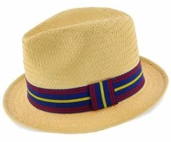 Best Pirce ๐ Ono - Brooklyn Natural Straw Pinch Front Fedora Hat - BKN1467 Men ๐ 17 Ono - Brooklyn Natural Straw Pinch Front Fedora Hat - BKN1467 Men