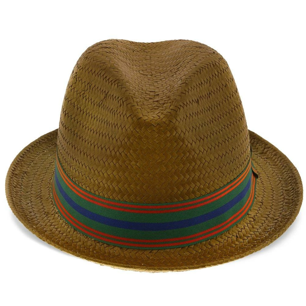 Best Pirce ๐ Ono - Brooklyn Natural Straw Pinch Front Fedora Hat - BKN1467 Men ๐ 4 Ono - Brooklyn Natural Straw Pinch Front Fedora Hat - BKN1467 Men