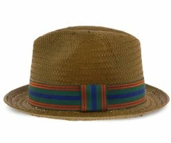 Best Pirce ๐ Ono - Brooklyn Natural Straw Pinch Front Fedora Hat - BKN1467 Men ๐ 20 Ono - Brooklyn Natural Straw Pinch Front Fedora Hat - BKN1467 Men