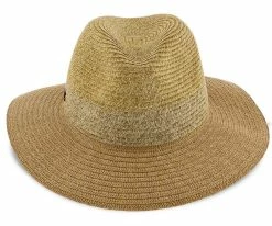 Paradise - Callanan Tea Toyo Straw Blend Fedora Hat Men