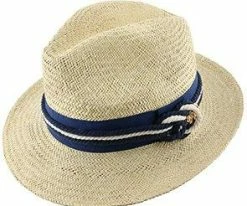 First Mate - Callanan CR277 Natural Palm Leaf Straw Safari Hat