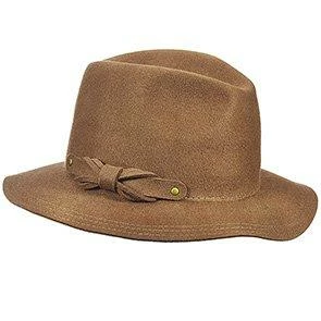 Deals ๐ Central Park - Callanan LV350 Pecan Wool Felt Safari Hat W/ Bow And Metallic Stud Men ๐ 1 Central Park - Callanan LV350 Pecan Wool Felt Safari Hat W/ Bow And Metallic Stud Men