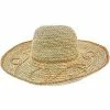 Men Cabana - Callanan CR204 Pearl Crocheted Raffia Big Brim Hat