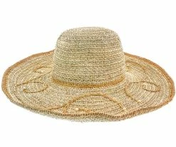 Men Cabana - Callanan CR204 Pearl Crocheted Raffia Big Brim Hat