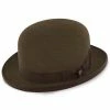 Steed - Dobbs Walnut Wool Felt Derby Hat - DWSTEE