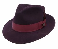 Men Strand II - Dobbs White Wool Felt Fedora Hat - DWSTND