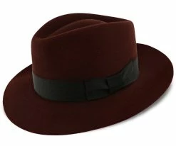 Egan - Dobbs Navy Fur Felt Fedora Hat