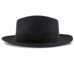 Egan - Dobbs Navy Fur Felt Fedora Hat