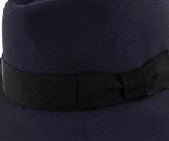 Egan - Dobbs Navy Fur Felt Fedora Hat