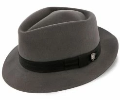 Men Elijah - Dobbs Soft Fur Blend Felt Fedora Hat