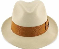 Brand new ๐ฅฐ Platypus - Dobbs Bone White Wool Felt Fedora Hat - DWPLUS Men ๐ฅ 9 Platypus - Dobbs Bone White Wool Felt Fedora Hat - DWPLUS Men