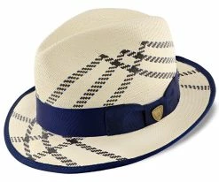 Men Rialto - Dobbs Shantung Straw Fedora Hat - DSRITOB