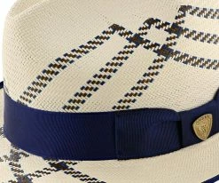 Men Rialto - Dobbs Shantung Straw Fedora Hat - DSRITOB