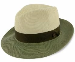 Toledo Previous Season Colors - Dobbs Straw Fedora Hat - DSTLDO