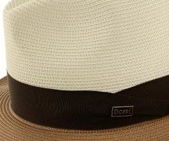 Toledo Previous Season Colors - Dobbs Straw Fedora Hat - DSTLDO