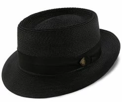 Men Bishop - Dobbs Straw Porkpie Hat - DSBISH