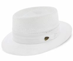 Men Bishop - Dobbs Straw Porkpie Hat - DSBISH