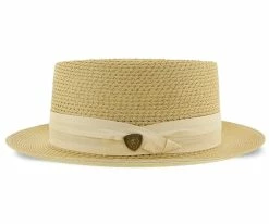 Men Bishop - Dobbs Straw Porkpie Hat - DSBISH