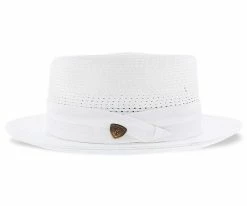 Men Bishop - Dobbs Straw Porkpie Hat - DSBISH