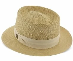 Men Bishop - Dobbs Straw Porkpie Hat - DSBISH