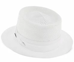 Men Bishop - Dobbs Straw Porkpie Hat - DSBISH