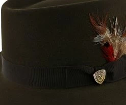 Main Street - Dobbs Walnut Fur Felt Porkpie Hat - DFMNST Men