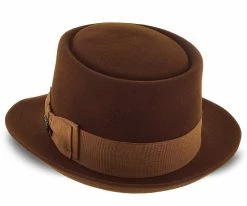 Brand new ๐คฉ Men Miracle - Dobbs Wool Felt Porkpie Hat - DWMRCL ๐ 33 Men Miracle - Dobbs Wool Felt Porkpie Hat - DWMRCL