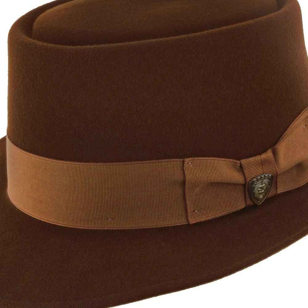 Brand new ๐คฉ Men Miracle - Dobbs Wool Felt Porkpie Hat - DWMRCL ๐ 16 Men Miracle - Dobbs Wool Felt Porkpie Hat - DWMRCL