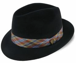 Parkmont - Dobbs Soft Fur Blend Felt Fedora Hat Men