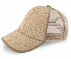 California Beach - Dorfman Pacific Natural Toyo Straw Blend Baseball Cap