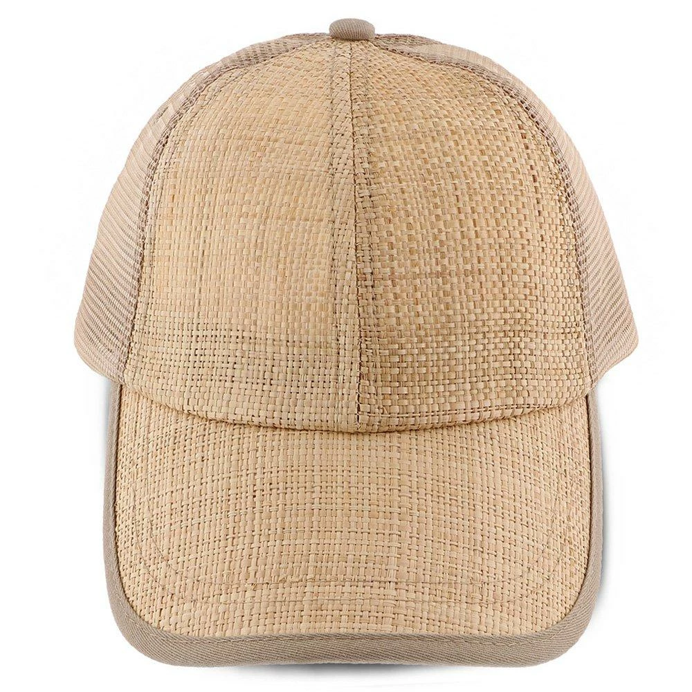 Cheap ๐ฅฐ California Beach - Dorfman Pacific Natural Toyo Straw Blend โพ Baseball Cap โจ 7 California Beach - Dorfman Pacific Natural Toyo Straw Blend Baseball Cap
