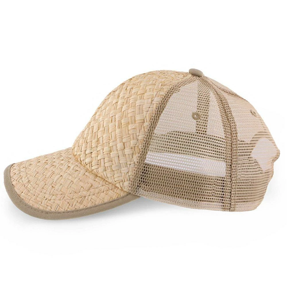 Cheap ๐ฅฐ California Beach - Dorfman Pacific Natural Toyo Straw Blend โพ Baseball Cap โจ 9 California Beach - Dorfman Pacific Natural Toyo Straw Blend Baseball Cap