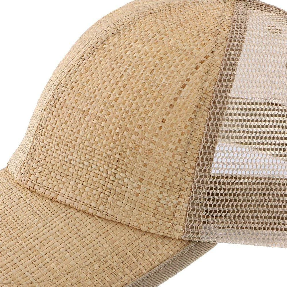 Cheap ๐ฅฐ California Beach - Dorfman Pacific Natural Toyo Straw Blend โพ Baseball Cap โจ 16 California Beach - Dorfman Pacific Natural Toyo Straw Blend Baseball Cap