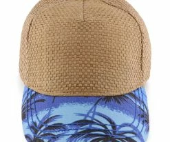 California Dreaming - Dorfman Pacific Green Toyo Straw Blend Baseball Cap Men