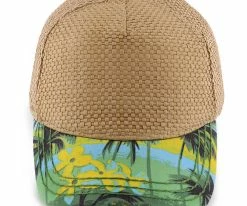 California Dreaming - Dorfman Pacific Green Toyo Straw Blend Baseball Cap Men