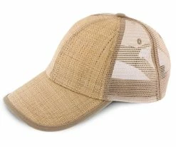 Cheap ๐ฅฐ California Beach - Dorfman Pacific Natural Toyo Straw Blend โพ Baseball Cap โจ 22 California Beach - Dorfman Pacific Natural Toyo Straw Blend Baseball Cap