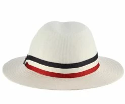 Dorfman Pacific Men Red, White & Blue Fabric Hat