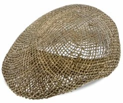 Dorfman Pacific Clyde - DPC 916 Twisted Seagrass Straw Ivy Cap Men