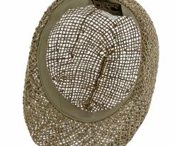 Dorfman Pacific Clyde - DPC 916 Twisted Seagrass Straw Ivy Cap Men